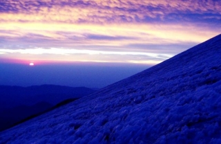 Atardece Pico de Orizaba